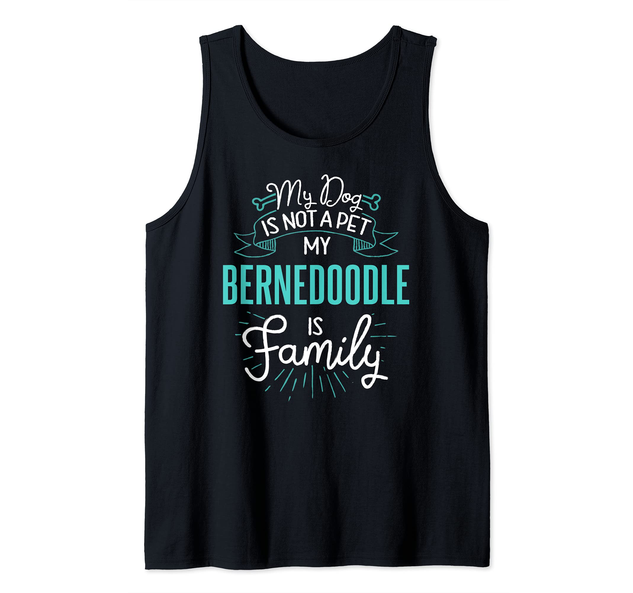 Cute Bernedoodle Design Family Dog Giftn Tank Top