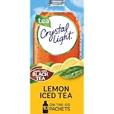 Crystal Light Powdered Drink Mix, Sugar Free Lemon Iced Tea, 0.07 oz | Zero Sugar &amp; 5 Calories, Sugar-Free Lemon Iced Tea Drink Mix, a Lively Tea with Citrus Lemon Taste, Great for Guilt-Free
