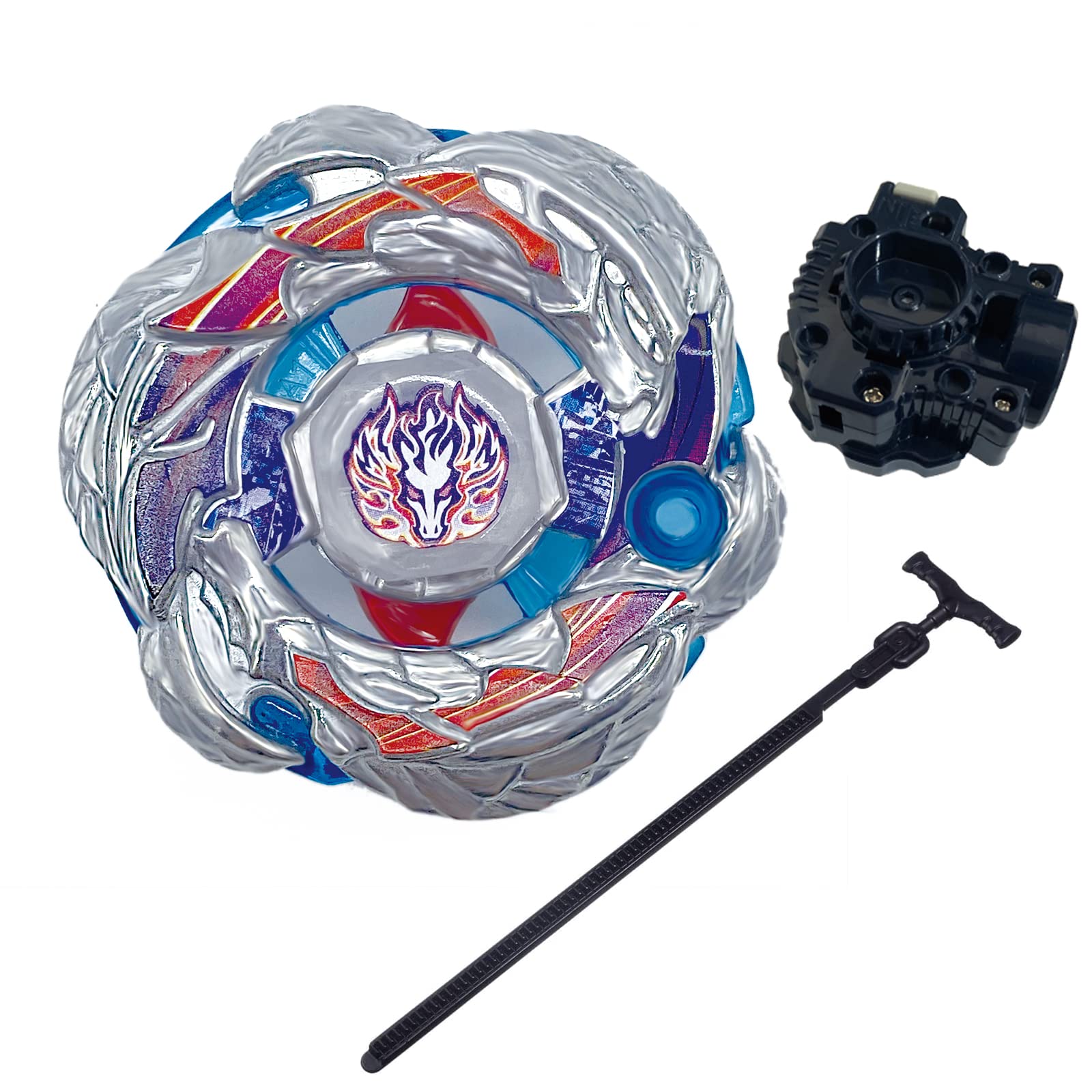 Authentic Imported from Japan Bey Battling Top Blade Metal Gyro Set with Spinning Top Metal Fight and Launchers (BBG-26)