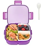 AGREON Square Bento Box with Removable Compartments