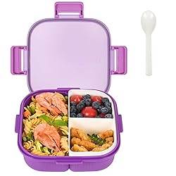 AGREON Square Bento Box with Removable Compartments
