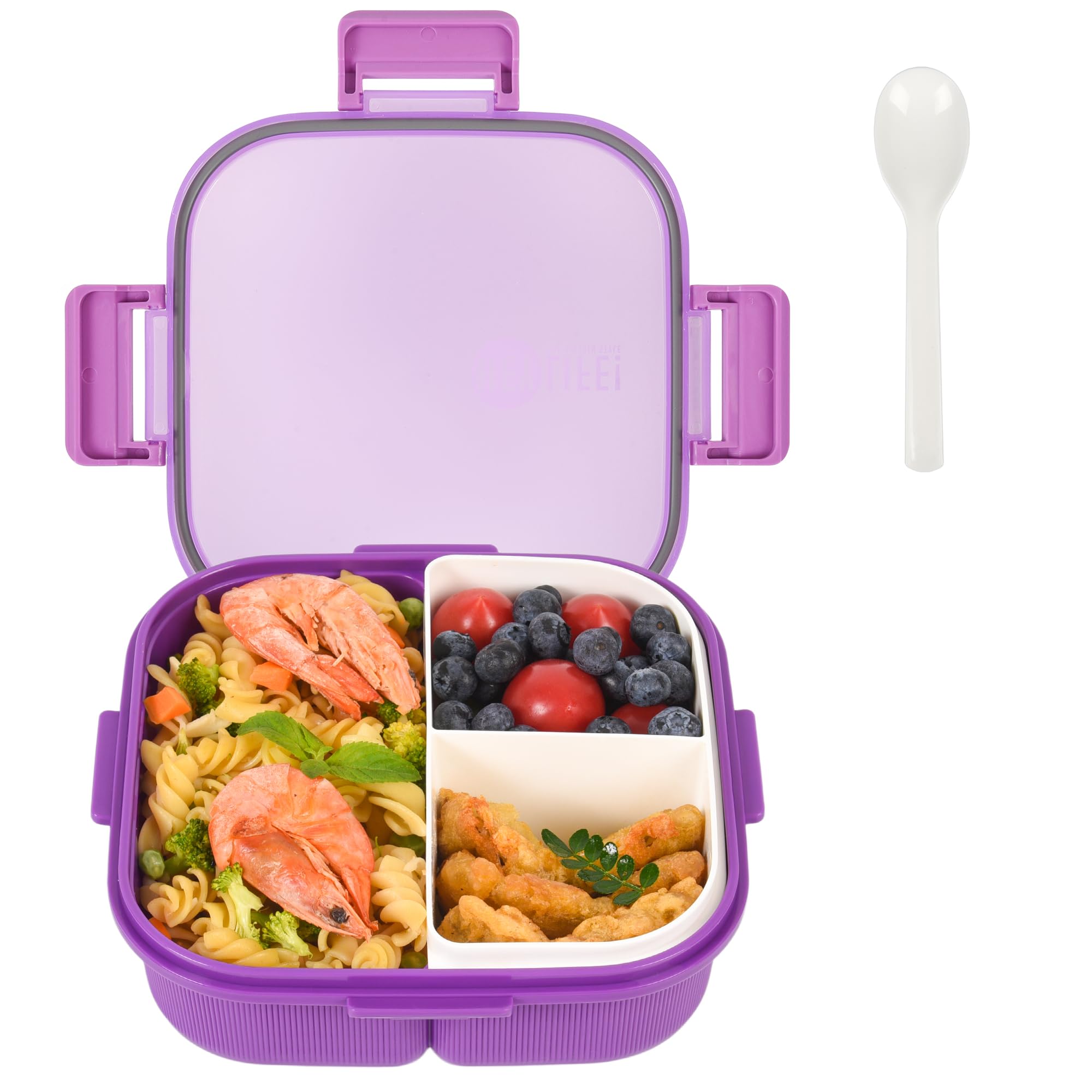 AGREON Square Bento Box with Removable Compartments