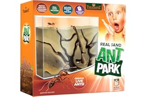 Tigerific Ant Farm for Live Ants - Real Sand Ant Colony Kit for Kids -Fun Science Habitat Set for Children, Watch Ants Dig Tunnels, Carry Sand, Hide and Drag Their Food