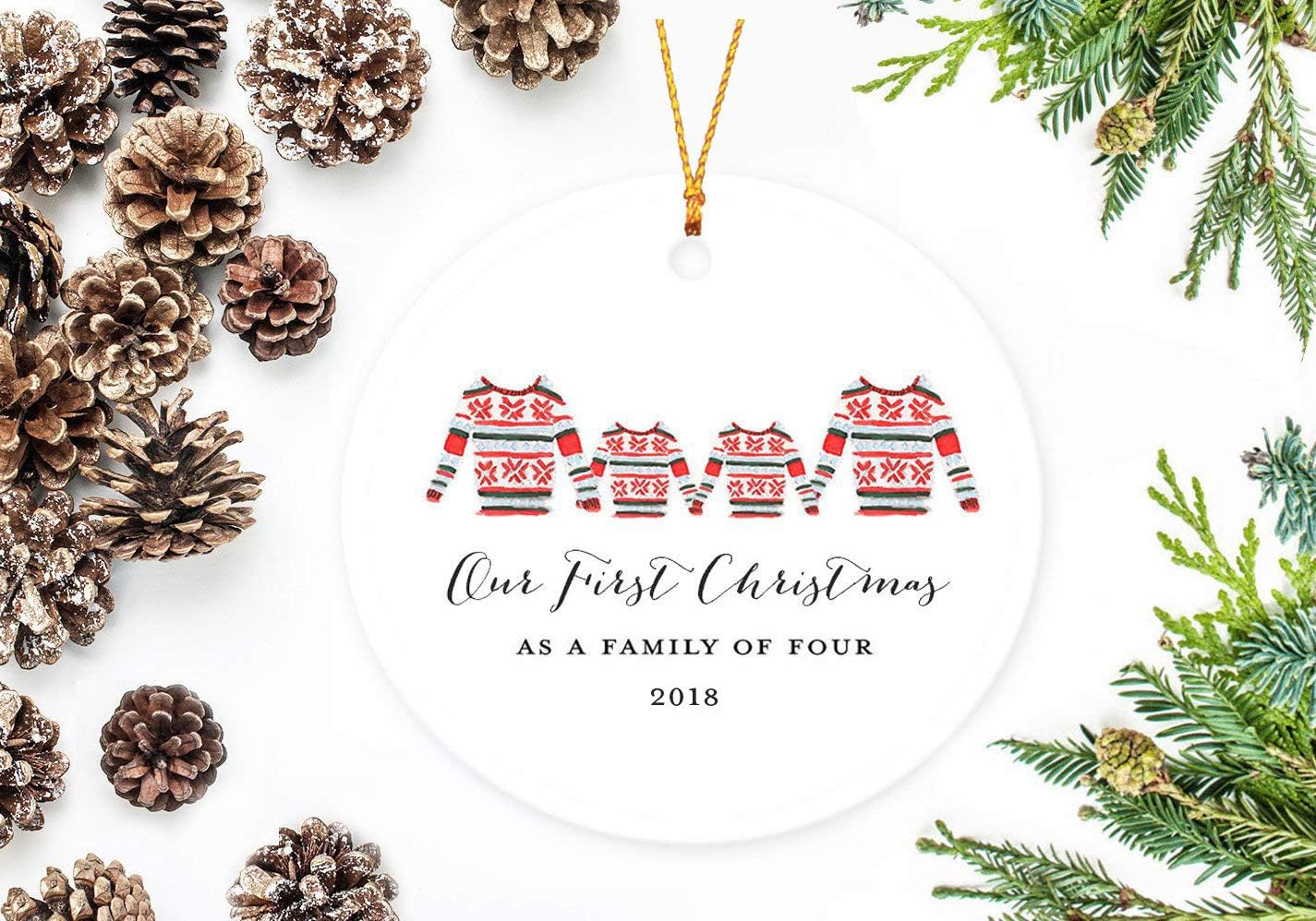 twins first christmas ornament 2018