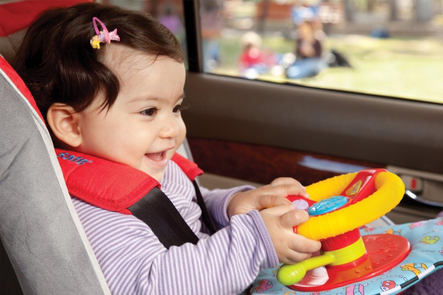 steering wheel toy for car seat