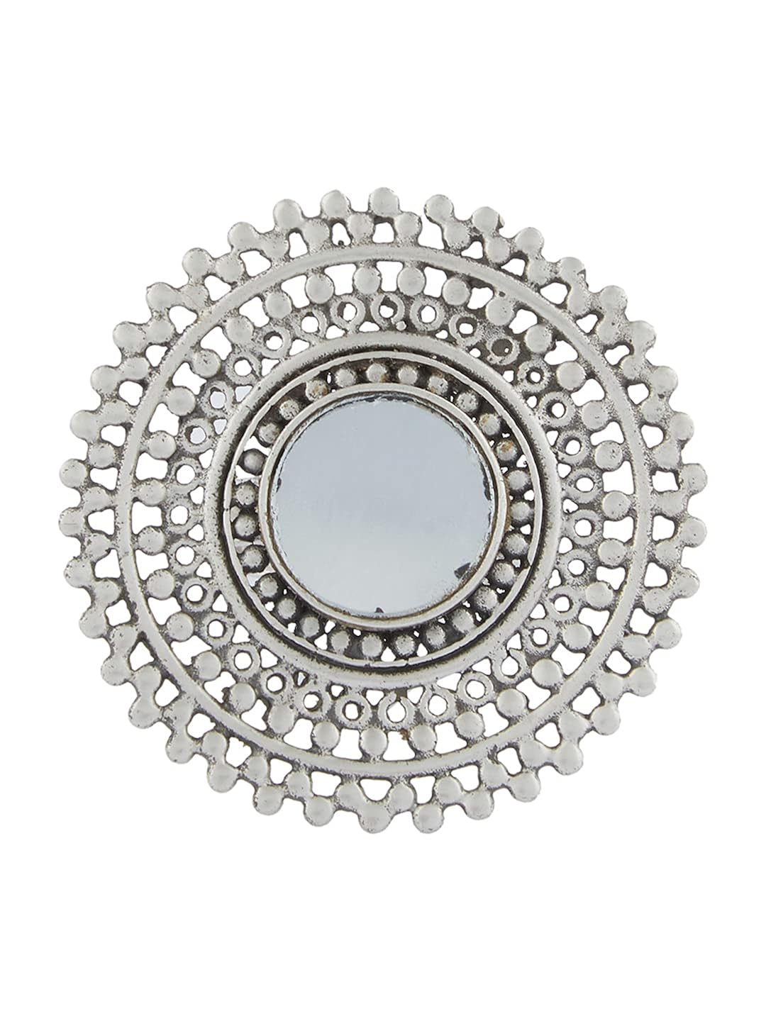 Buy Ahilya Jewels 92.5 Sterling Silver CIRCULAR RAWA ARSI ...