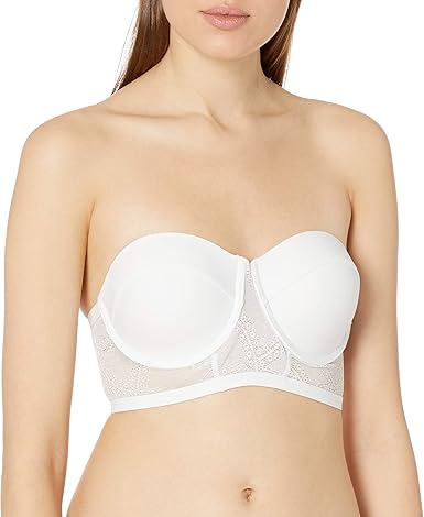 white bralette swim top