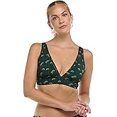 Skye Women's Standard Isabella Wide Band Triangle Bikini Top Swimsuit, Horizon Palms