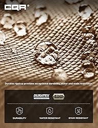 CQR Men's Tactical Pants, Water Resistant Ripstop