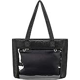 STEAMEDBUN 16 inch Ita Tote Bag with Insert & Crossbody Shoulder Strap Purse Kawaii Messenger Bag for Pin Display Kpop Anime Comic-con