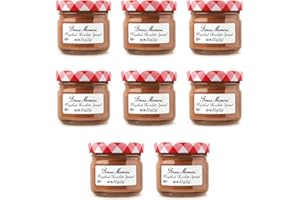 ITHACORE Gift Box of 8 Bonne Maman Hazelnut Chocolate Spread Mini 0.8 oz. Jars