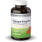 American Health Papaya Enzyme w/Chlorophyll Chewable Tablets, 600ct
