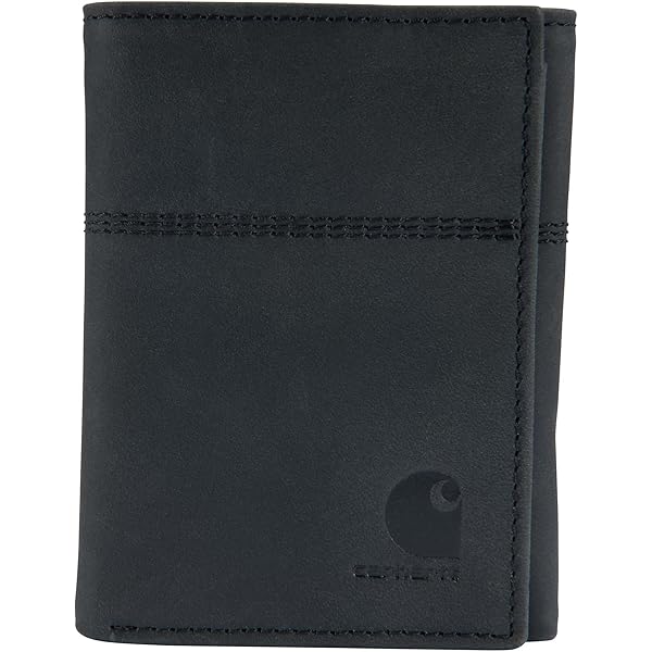 Carhartt Men's B0000208 Saddle Leather Trifold Wallet One Size