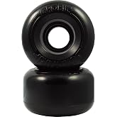 Sure-Grip Aerobic Outdoor Wheels, Black | Made from Shock Absorbing Urethane - Durometer of 85A and Diameter of 62mm - Provide Durable &amp; Smooth Ride