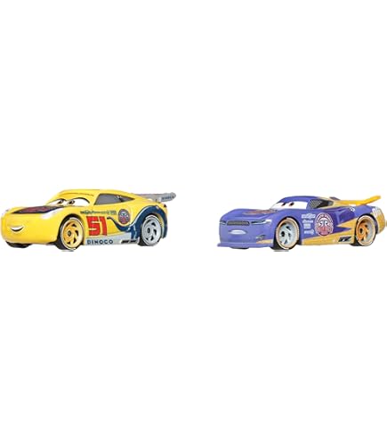 Disney Cars 2022 Fan-Favorite 2-Pack with Race Team Flags and