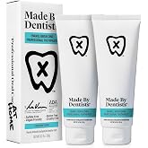 Made by Dentists Professional Enamel Rebuilding Toothpaste - 2 Pack - Remineralizing Nano Hydroxyapatite Toothpaste with Sodium Fluoride, ADA Approved, Vegan, 2 x 4.2oz