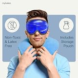 myhalos Gel Eye Mask Reusable Cooling Eye Mask Adjustable Straps view 5
