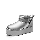 DREAM PAIRS Platform Mini Boots for Women Suede