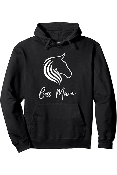 Amazon.com: Boss Mare Equestrian Horse Lover Sweatshirt Sweatshirt :  Clothing, Shoes \u0026 Jewelry