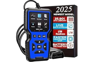 ONRETUL OBD2 Scanner Diagnostic Tool - Check Engine Light Code Reader, Reset Function, Data Stream, I/M Readiness, Full Features, Modes 6 & 8, for All 1996+ Vehicles, Automotriz Scanner