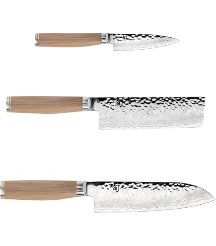 Amazon.com: Shun Premier Blonde 3 Piece Starter Set, Includes 8