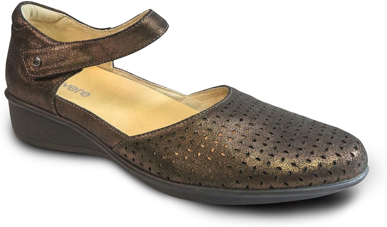Amazon.com | Revere Osaka - Women's Mary Jane Bronze - 5 Medium | Flats