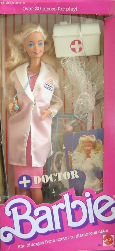 Doctor Barbie Doll - Changes from Doctor to Glamorous Date! (1987 Hawthorne)