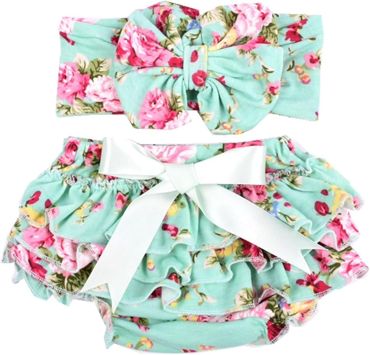 Baby Girls Diaper Cover Outfit Cotton Soft Newborn Bloomer