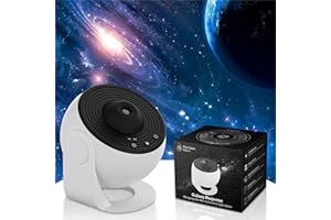 SFOUR Star Projector Galaxy Projector for Bedroom-12 Sheets of Film to Meet The Fantasy of The Starry Sky Extreme Romantic Maker (White)