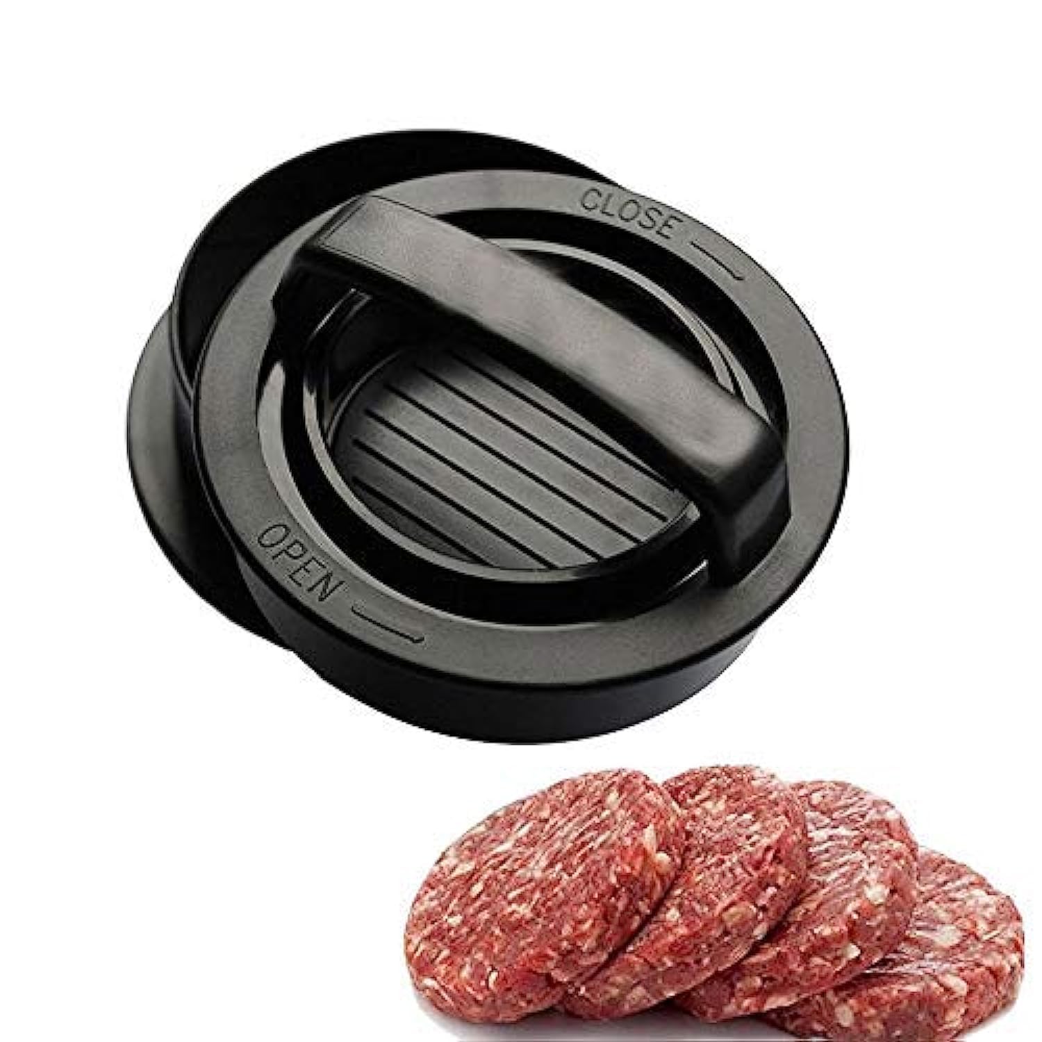 Chabrias Ltd 3 in 1 Stuffed Burger Press Hamburger Maker Shaper