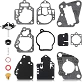 MOTOALL Carb Carburetor Rebuild Kit Fits for Mercury Mariner MANY 6 8 9.9 | 10 15,20 &amp; 25 HP