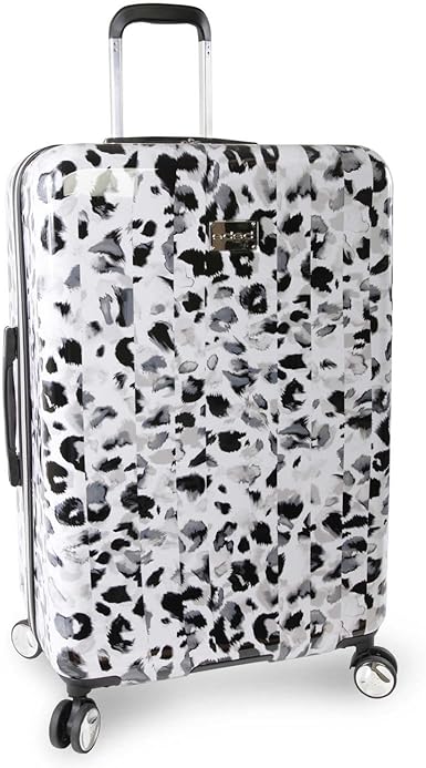 leopard hard shell luggage