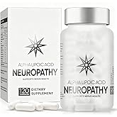 Clever sprouts Nerve Savior Neuropathy Supplement with 600mg Alpha Lipoic Acid per Serving, 120 Capsules for Nerve Comfort in Hands, Fingers, Feet & Toes, 40-Day Supply, Vegan & Non-GMO