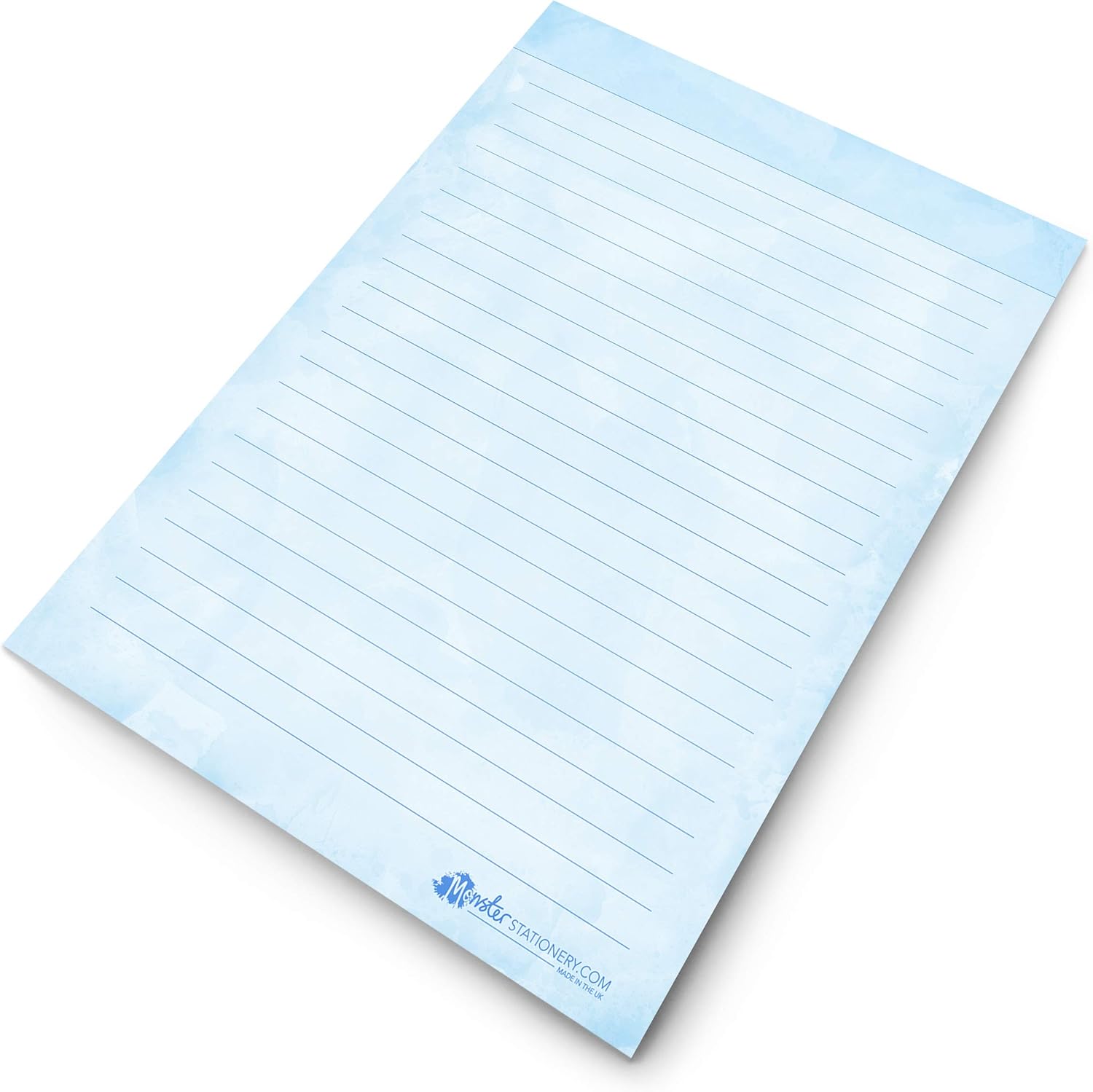 Amazon Com To Do List Notepad Things To Do Today List Pad A5 60 Sheets Blue Watercolour 80gsm Made In Uk By Monster Stationery Office Products