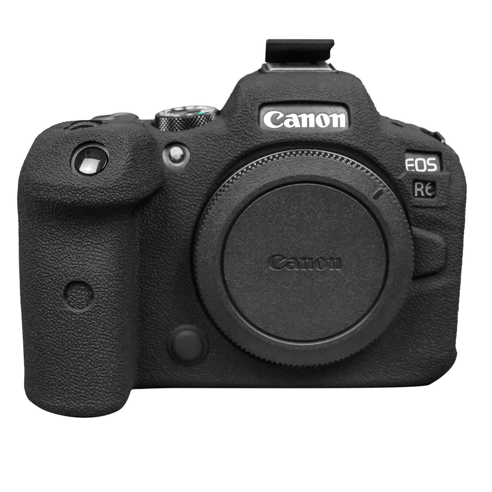 Rieibi Silicone Case for Canon EOS R6 R6 Mark II, Black