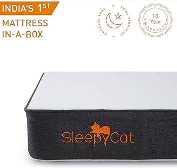 SleepyCat - Gel Memory Foam Mattress (78x72x6 inches)