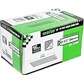 meite 16 Gauge Angled Finish Nails 2-1/2-Inch 20-Degree Galvanized Finishing Nails for Electric or Pneumatic Nailer Guns - Perfect for Window Trim, Cabinet Building and Other DIY Projects (2,000 PCS)