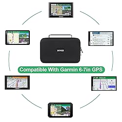 BOVKE Hard GPS Case for 6-7 Inch Garmin DriveSmart