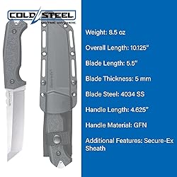Cold Steel Medium Warcraft Tanto / 10-1/8" Overall