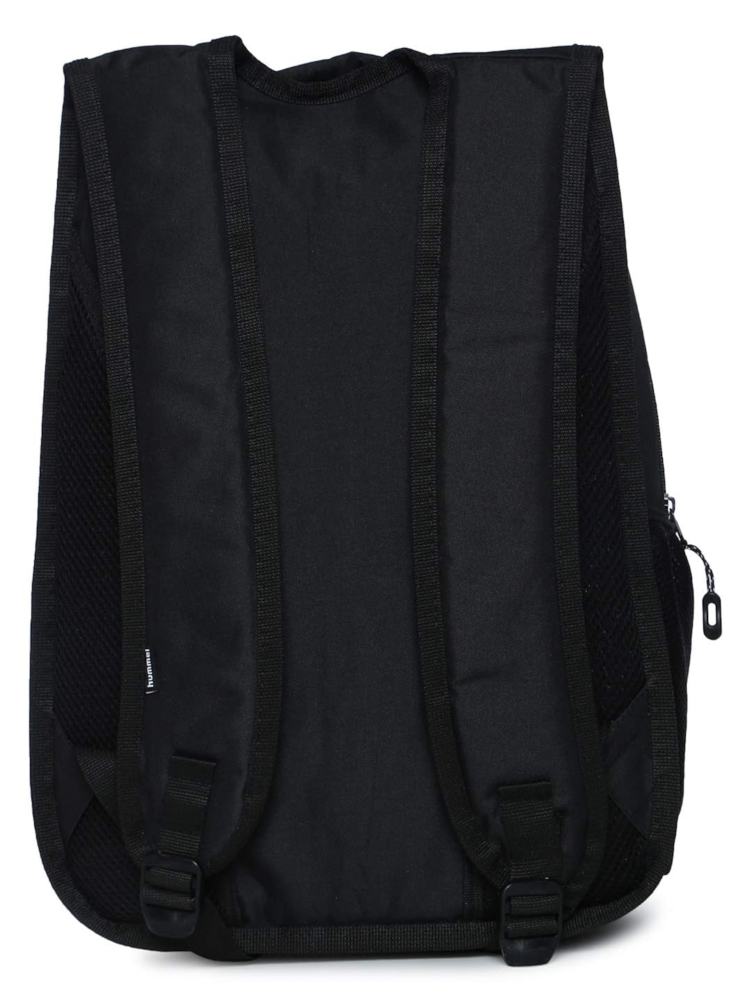 solid black backpack
