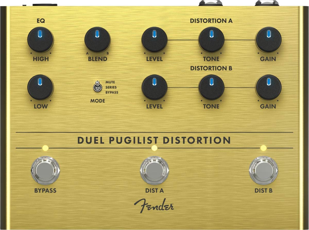 Fender 'Duel Pugilist Distortion' Guitar Effects Pedal