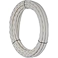 SharkBite 3/4 Inch x 50 Feet White PEX-B, PEX Pipe Flexible Water Tubing for Plumbing, U870W50