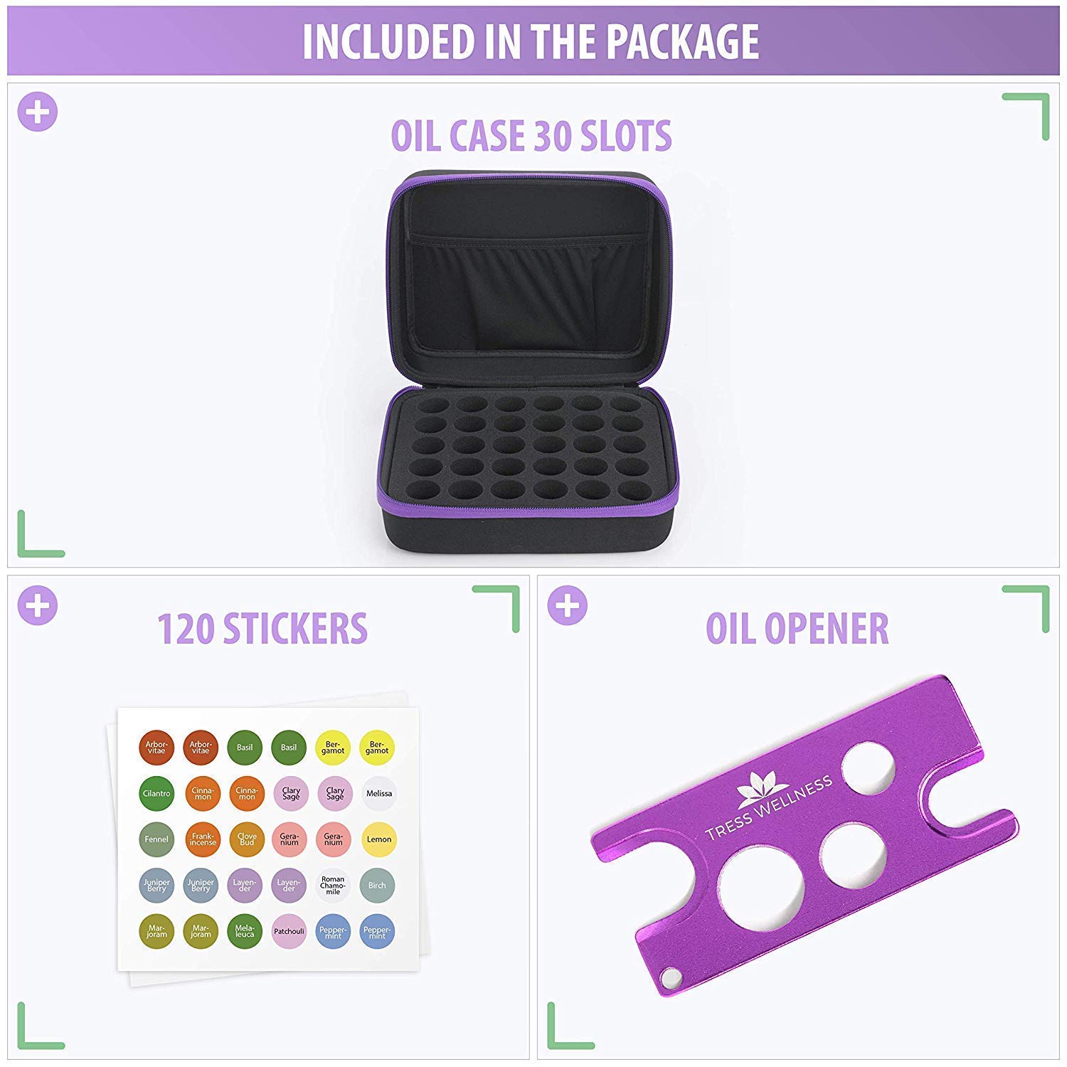 Essential Oil Storage For 30 Bottles Holds 10 15 Ml Holds Young Living Doterra Containers