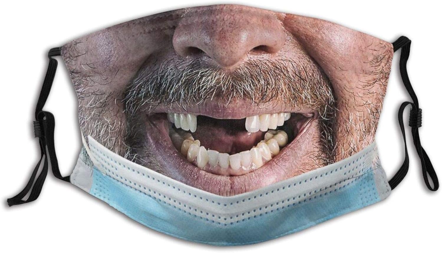 Teethless Beard Men Dust mask adjustable mask balaclava cap turban kids
