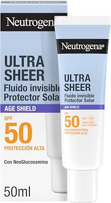 Ultra Sheer Solar Fluido Invisible Anti-edad SPF 50, 50 ml