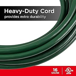 UltraPro 25 Ft Indoor Extension Cord 3 Outlet