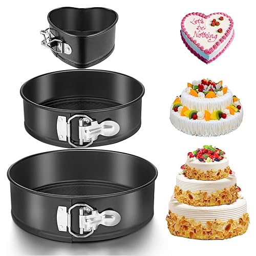 Springform Cake Pan Set, Cake Tin Set Pcs (4