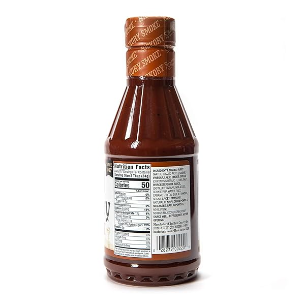 HEAD COUNTRY BBQ SAUCE, HICKORY SMOKE | SMOKY & SWEET CHAMPIONSHIP BARBECUE SAUCE FOR RIBS, PORK, SAUSAGE & BRISKET | 20 OUNCE