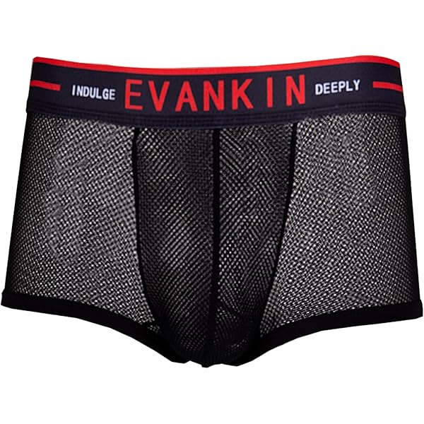 Boxer taille M noir transparent total sheer très sexy Ref G06