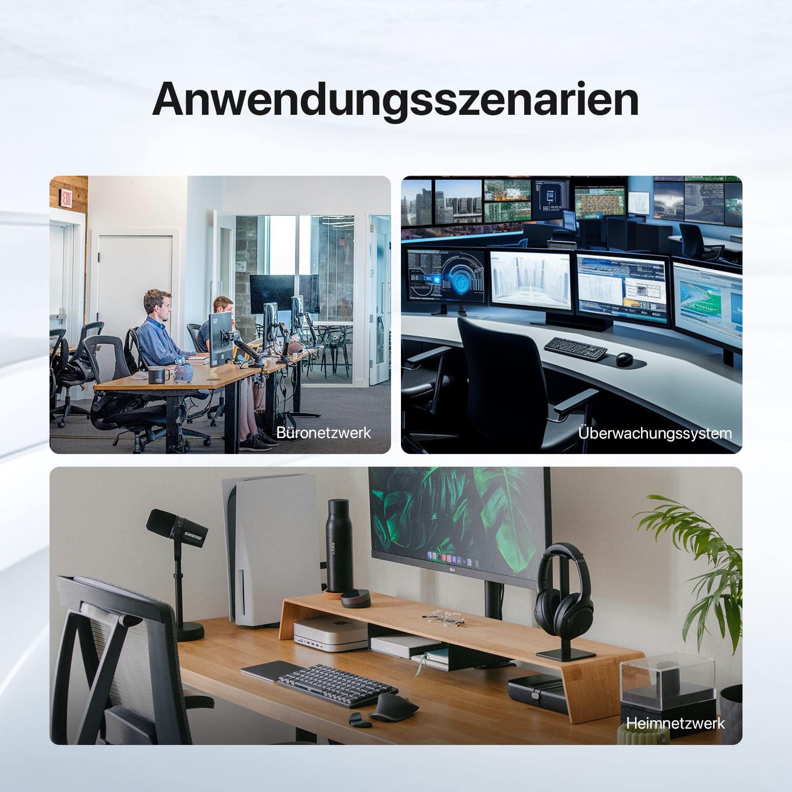 Tenda TEG208E Managed Switch 8 Port Gigabit LAN Switch (IGMP-Snooping, QoS, VLAN, DHCP- Snooping, LAG, MAC Address Binding, Lüfterlos, Energieeffizient, Metall) Netzwerk Switch LAN Verteiler 7